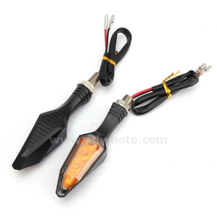 29 12V 4 Led Turn Signal Indicator Lights Amber@2